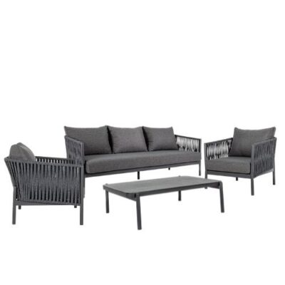 Bizzotto - Aiamööbli Komplekt Florencia Charcoal - Image 2