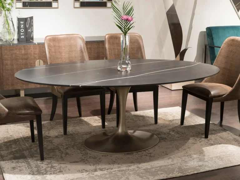 Stone International - Round Dining Table FLUTE - Image 9