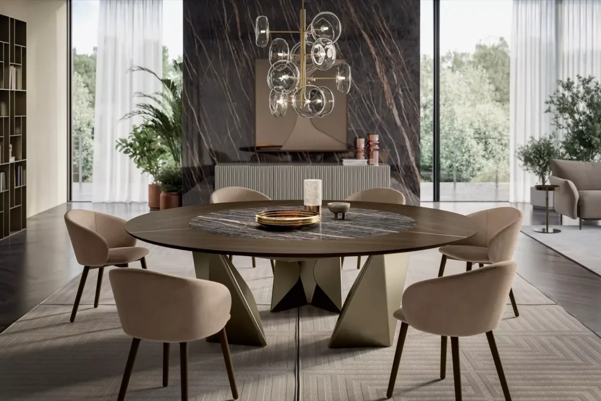Bontempi - Round dining table Kaleido 54.49 - Image 5