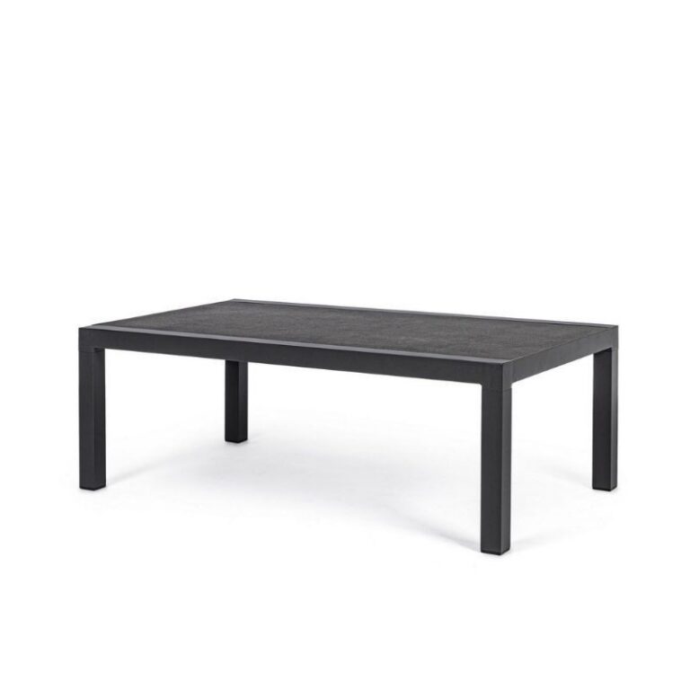 Bizzotto - Outdoor Coffee Table Kledi Charcoal 120x70