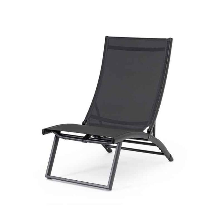 Bizzotto - Складной шезлонг Taylor Lounge Charcoal