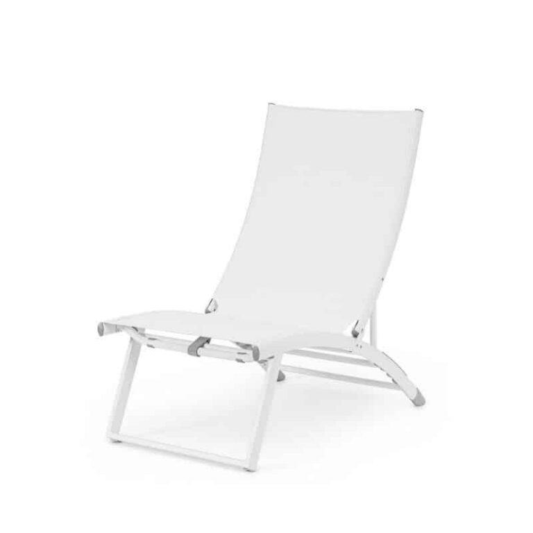 Bizzotto - Складной шезлонг Taylor Lounge White