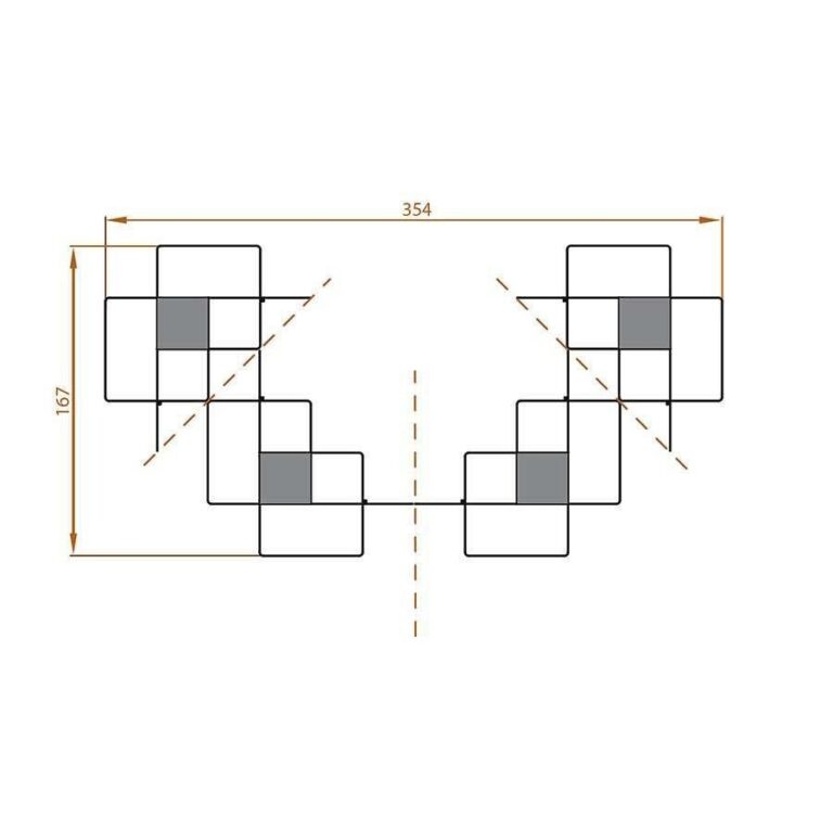 Pezzani - Bookshelf Mondrian C-9 - Image 2