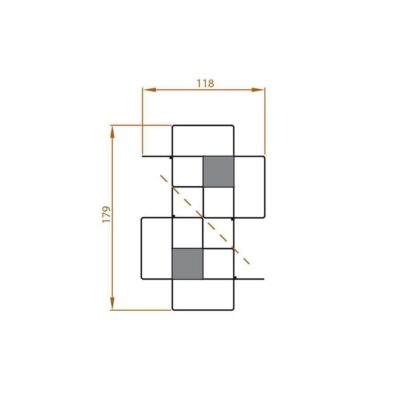 Pezzani - Riiul Mondrian C-4 - Image 4