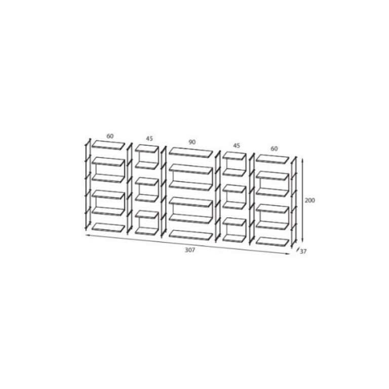 Pezzani - Bookcase Musa C-51 - Image 2