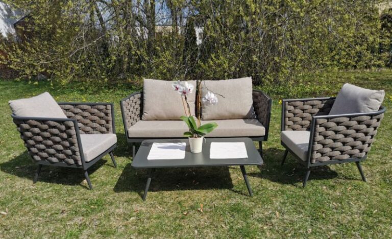 Grattoni - Outdoor Furniture Set Nizza Brown - Image 5