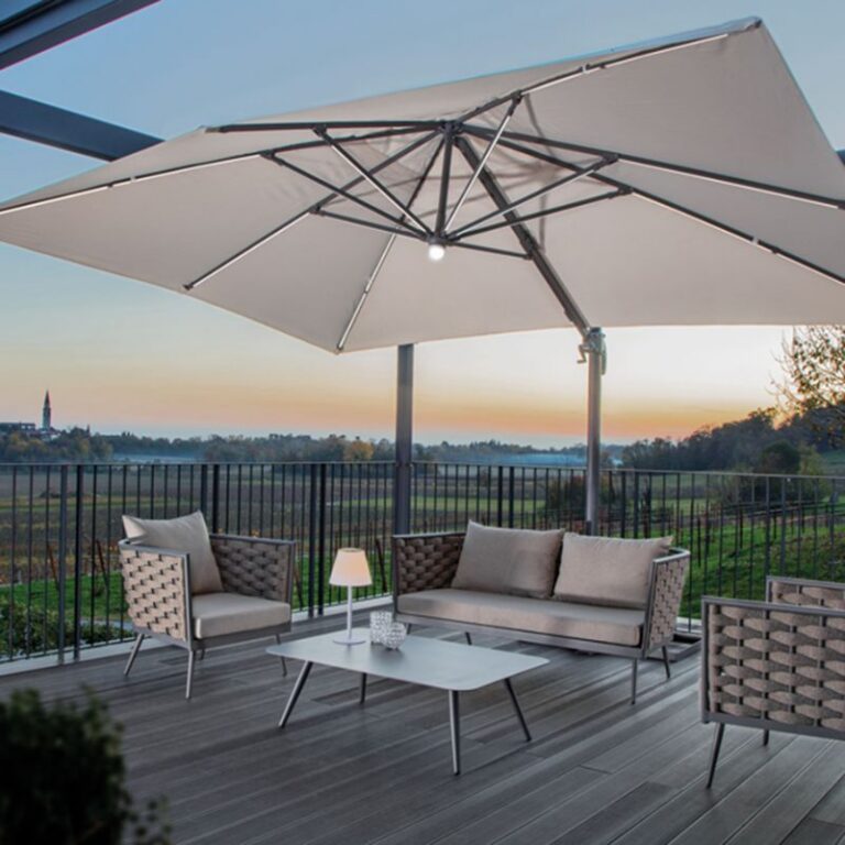 Grattoni - Outdoor Furniture Set Nizza Brown - Image 2
