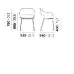 Pedrali - Chair Babila 2735 - Image 3