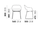 Pedrali - Chair Babila 2746 - Image 3