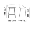 Pedrali - Barstool Babila 2747/2 - Image 3