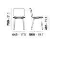 Pedrali - Chair Babila 2750/A - Image 3