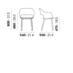 Pedrali - Chair Babila 2756 - Image 3