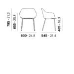 Pedrali - Chair Babila Xl 2734 - Image 3