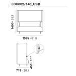 Pedrali - Acoustic Booth Buddyhub BDH002/140 - Image 3