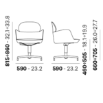 Pedrali - Kontoritool Ester 695F - Image 3