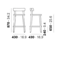 Pedrali - Barstool Folk 2926 - Image 3