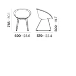 Pedrali - Chair Gliss 1020 - Image 3
