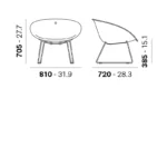 Pedrali - Lounge chair Gliss 340 - Image 3