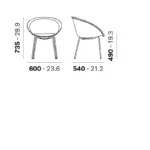 Pedrali - Chair Gliss 900/A - Image 3