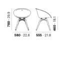 Pedrali - Chair Gliss 904 - Image 3