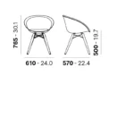 Pedrali - Chair Gliss 904/A - Image 3