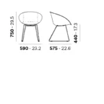 Pedrali - Chair Gliss 930 - Image 3