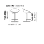 Pedrali - Barstool Gliss 980 - Image 3