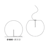 Pedrali - Floor lamp Happy Apple 331E - Image 3