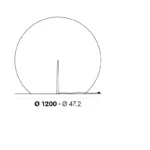 Pedrali - Floor lamp Happy Apple 332E - Image 3