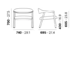 Pedrali - Lounge chair Héra 2869 - Image 3