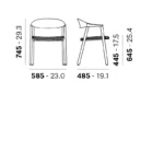 Pedrali - Chair Héra straw 2864 - Image 3