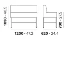 Pedrali - Modular sofa Host 220 - Image 3