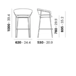 Pedrali - Barstool Jazz 3718 - Image 3