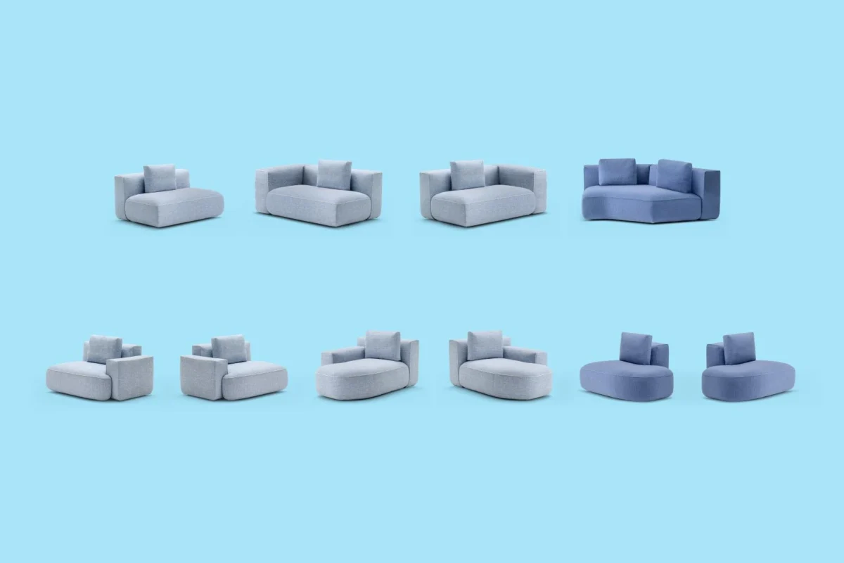 Pedrali - Modular sofa Jeff 008-009 - Image 14