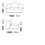 Pedrali - Modular sofa Jeff 001 - Image 2
