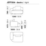 Pedrali - Modular sofa Jeff 004-005 - Image 3