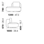 Pedrali - Modular sofa Jeff 006-007 - Image 3