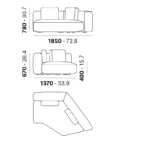 Pedrali - Modular sofa Jeff 010 - Image 3