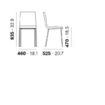 Pedrali - Chair Kuadra 1010 - Image 3