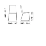 Pedrali - Chair Kuadra 1058 - Image 3