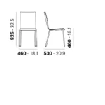 Pedrali - Chair Kuadra 1101 - Image 3