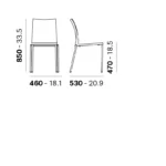 Pedrali - Chair Kuadra 1271 - Image 3