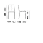 Pedrali - Chair Kuadra 1281 - Image 3