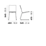 Pedrali - Chair Kuadra 1395 - Image 3
