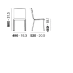 Pedrali - Chair Kuadra Xl 2411 - Image 3