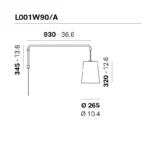Pedrali - Wall lamp L001W - Image 3