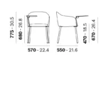 Pedrali - Chair Laja 2 884T/2 - Image 3