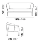 Pedrali - Sofa Lamorisse 3682 - Image 3