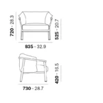 Pedrali - Lounge chair Lamorisse 3683 - Image 3