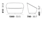 Pedrali - Sofa Log 368 - Image 3